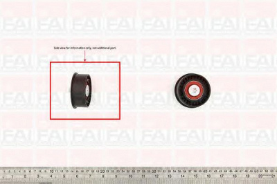FAI AUTOPARTS t9400 -  Паразитный / Ведущий ролик, зубчатый ремень